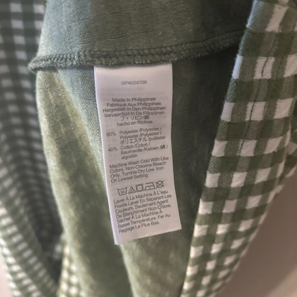 Madewell Jacquard Puff-Sleeve Mini Dress in Gingham Check Size  XXL - Picture 3 of 3